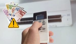 Condizionatore e soldi (Depositphotos foto) - www.energycue.it