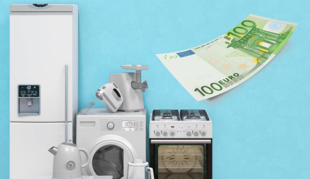 Illustrazione di alcuni elettrodomestici (Canva FOTO) - energycue.it