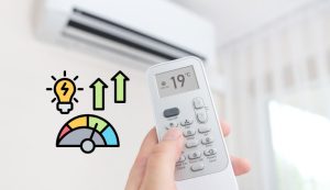 Illustrazione del consumo di un condizionatore (Canva FOTO) - financecue.it