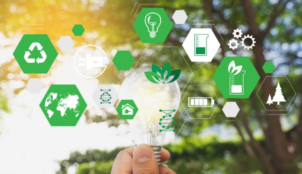Illustrazione della transizione energetica (Canva FOTO) -energycue.it