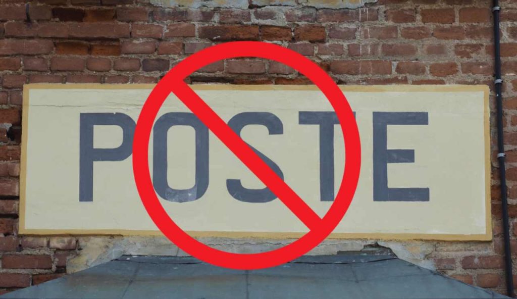 Illustrazione delle poste fuori servizio (Canva FOTO) - energycue.it
