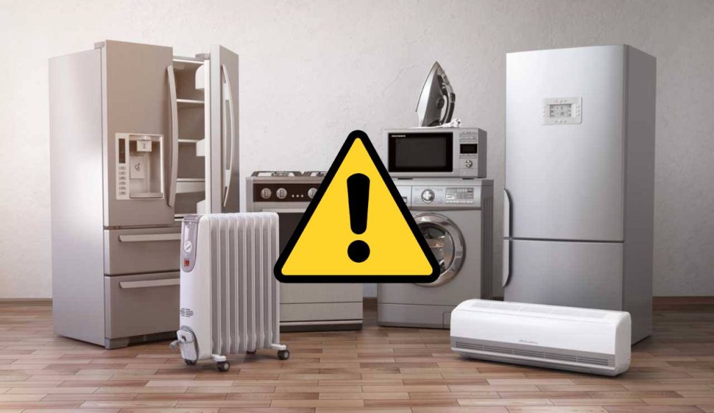 Elettrodomestici e pericoli (Depositphotos foto) - www.energycue.it