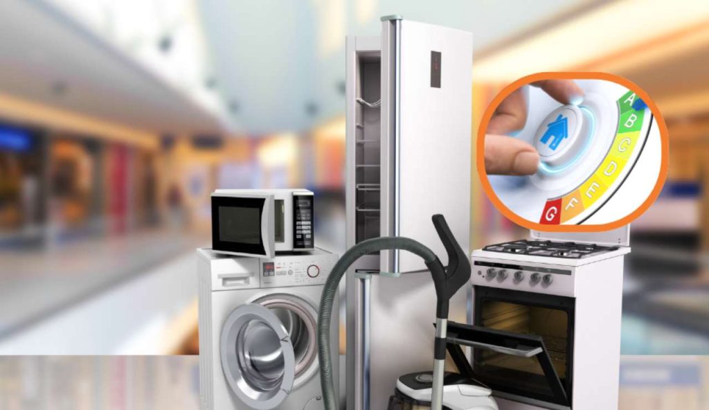 Illustrazione di alcuni elettrodomestici (Canva FOTO) - energycue.it