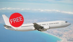 Illustrazione di un volo gratis (Canva FOTO) - energycue.it
