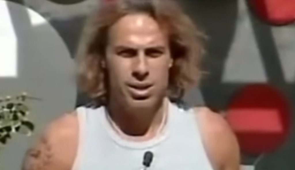 Vittorio Marcelli ai tempi del GF (Gialappa's Band - youtube screenshot) - www.energycue.it