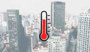 Illustrazione di una città calda (Canva FOTO) - energycue.it